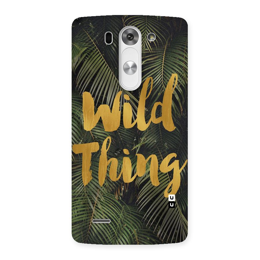 Wild Leaf Thing Back Case for LG G3 Mini