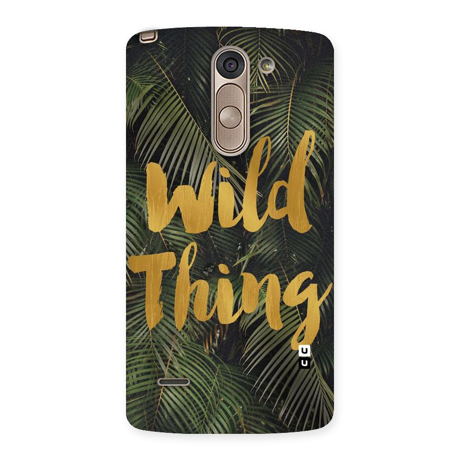 Wild Leaf Thing Back Case for LG G3 Stylus