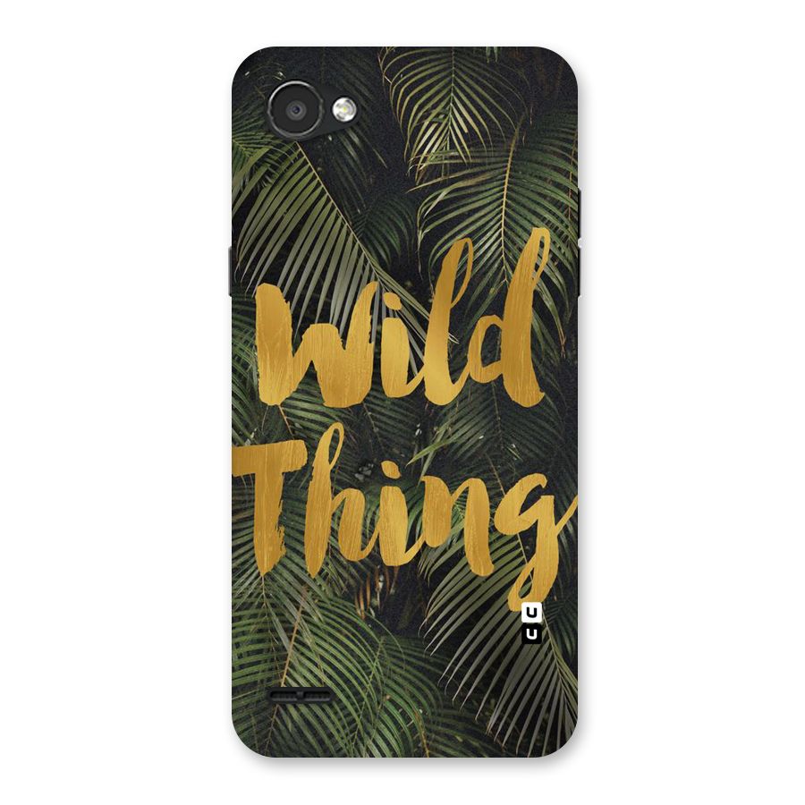 Wild Leaf Thing Back Case for LG Q6