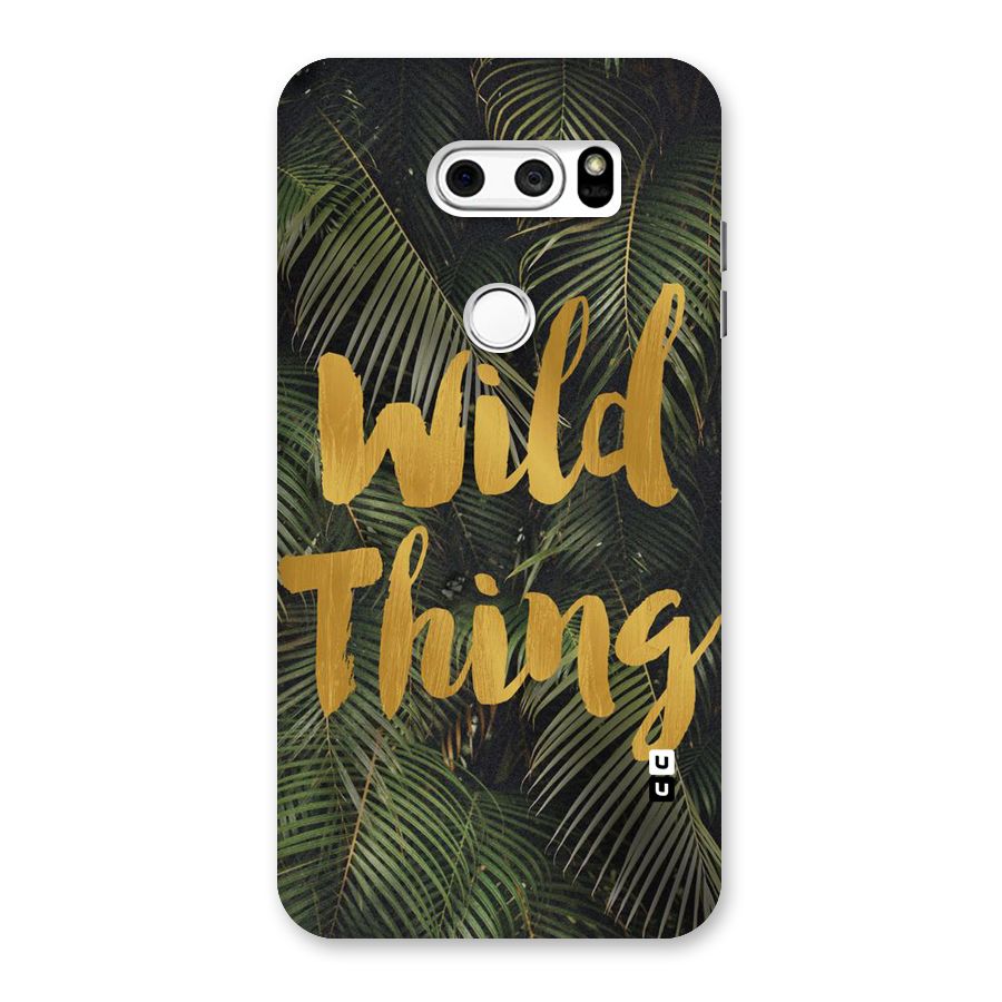 Wild Leaf Thing Back Case for LG V30