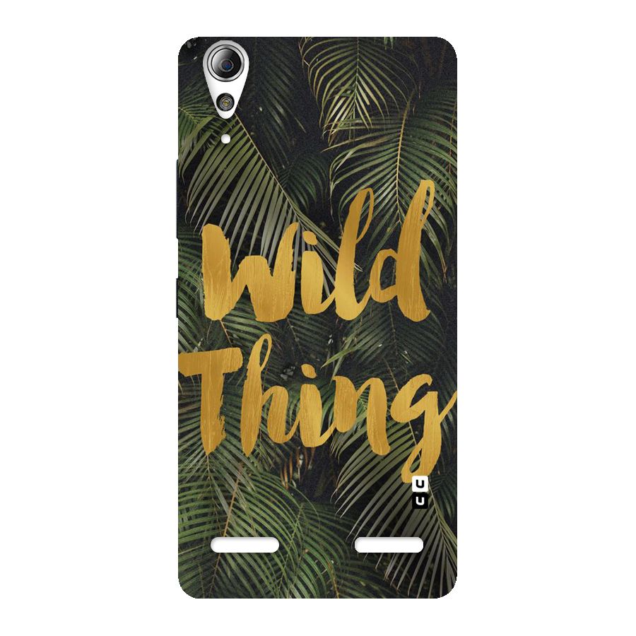 Wild Leaf Thing Back Case for Lenovo A6000