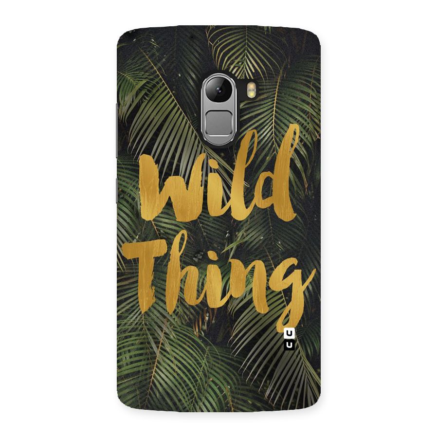 Wild Leaf Thing Back Case for Lenovo K4 Note