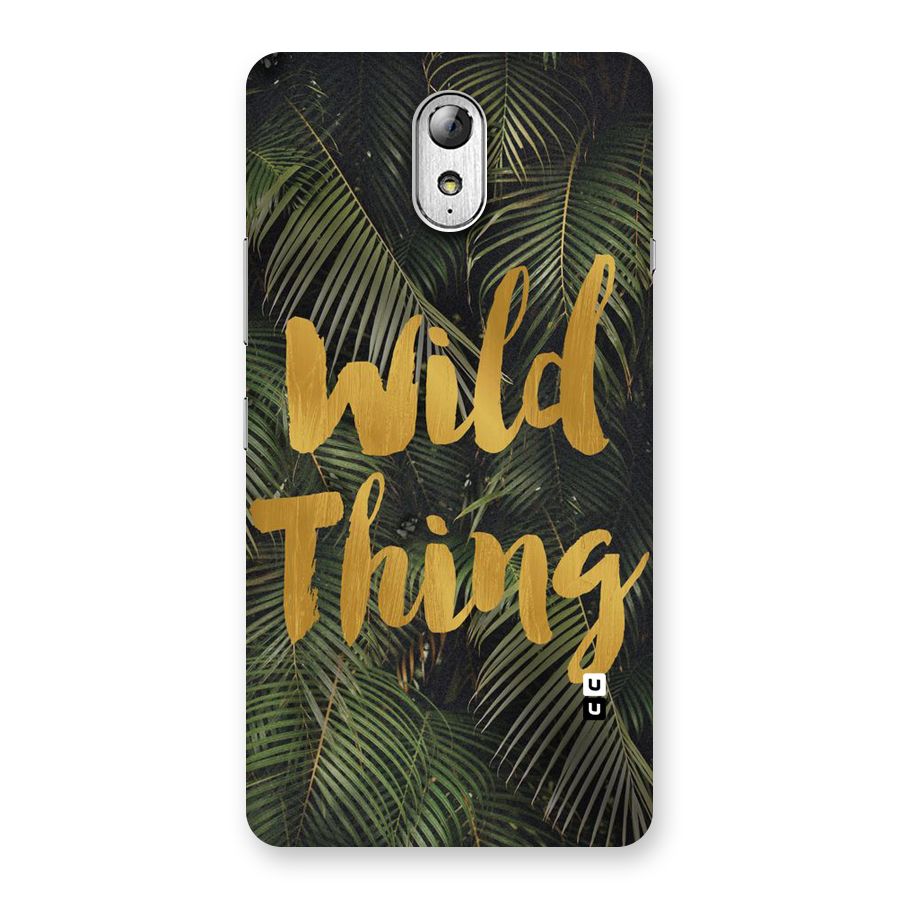 Wild Leaf Thing Back Case for Lenovo Vibe P1M