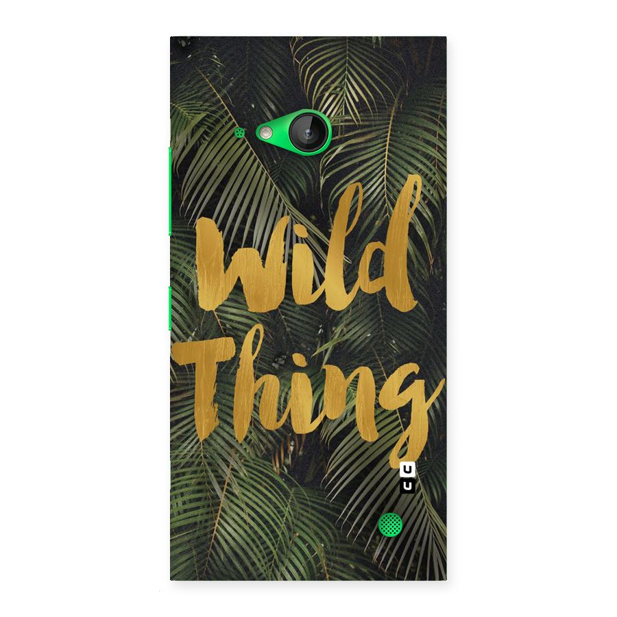 Wild Leaf Thing Back Case for Lumia 730