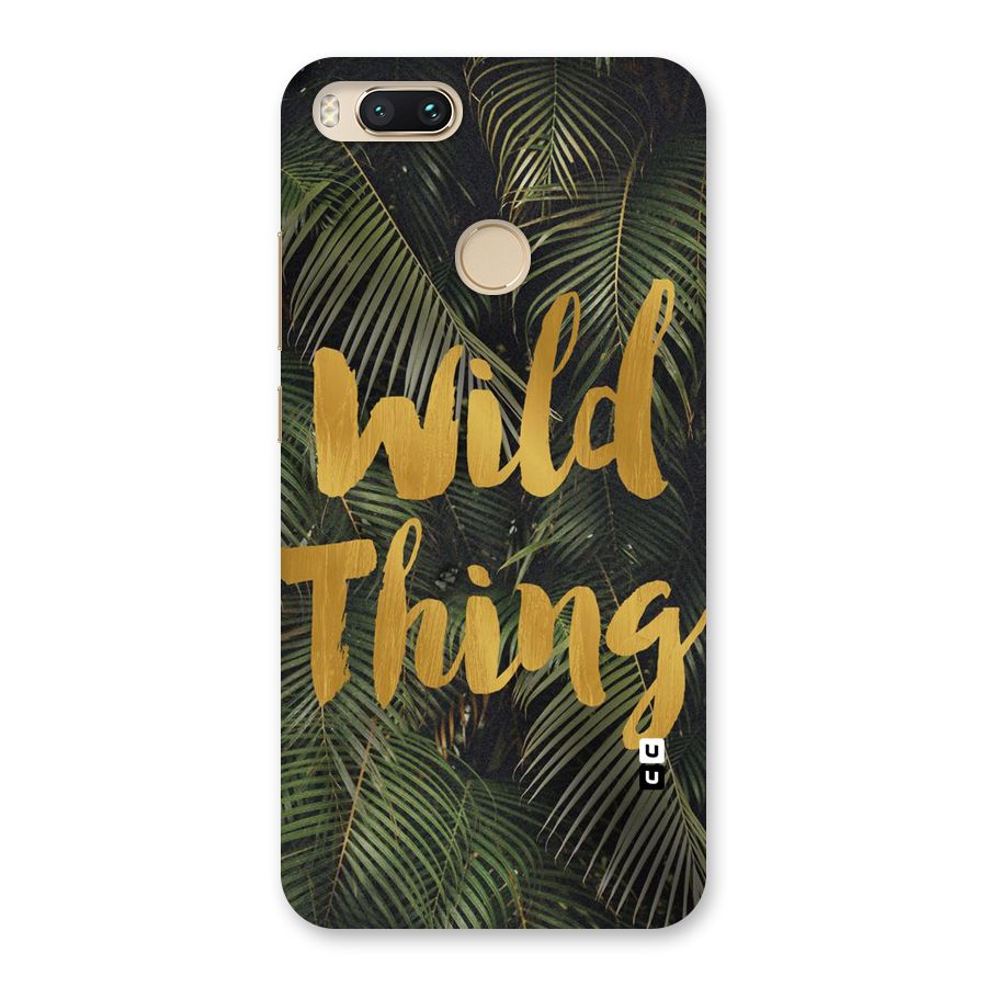 Wild Leaf Thing Back Case for Mi A1