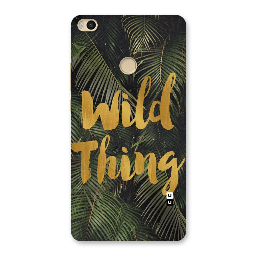Wild Leaf Thing Back Case for Mi Max 2
