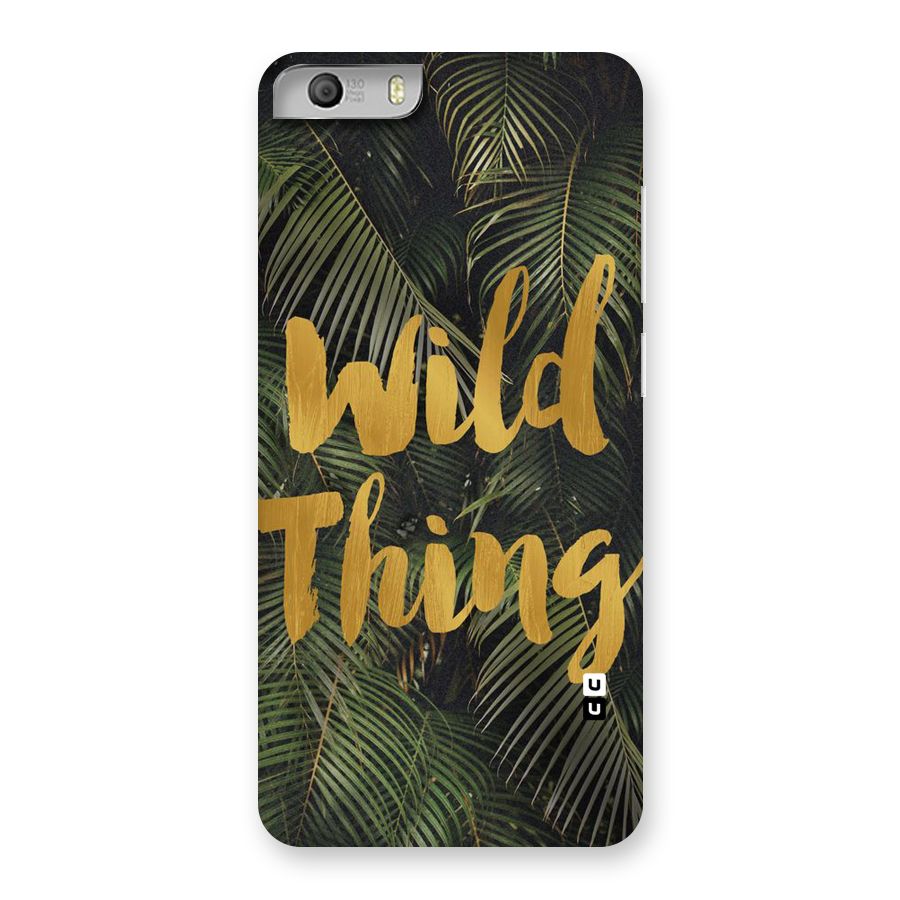 Wild Leaf Thing Back Case for Micromax Canvas Knight 2
