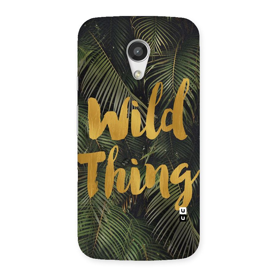 Wild Leaf Thing Back Case for Moto G 2nd Gen