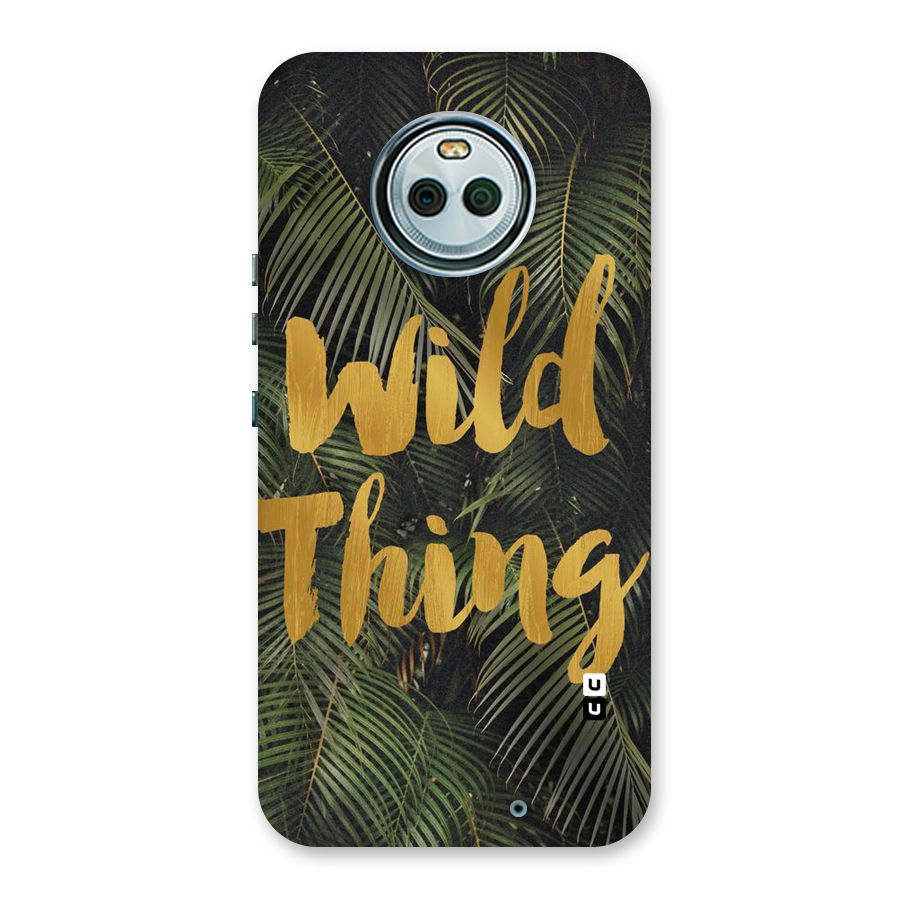 Wild Leaf Thing Back Case for Moto X4