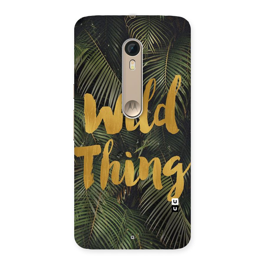 Wild Leaf Thing Back Case for Motorola Moto X Style