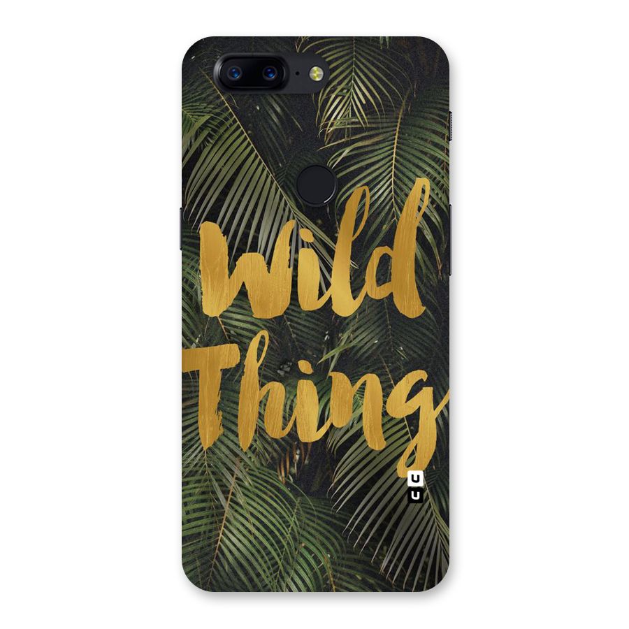 Wild Leaf Thing Back Case for OnePlus 5T