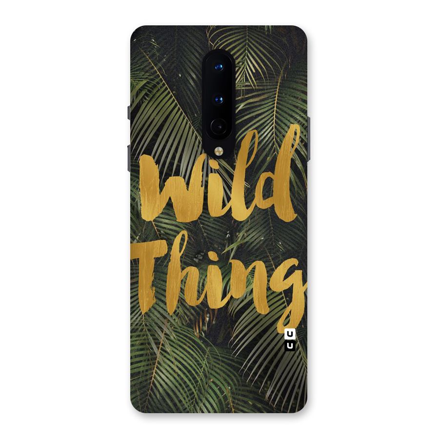 Wild Leaf Thing Back Case for OnePlus 8