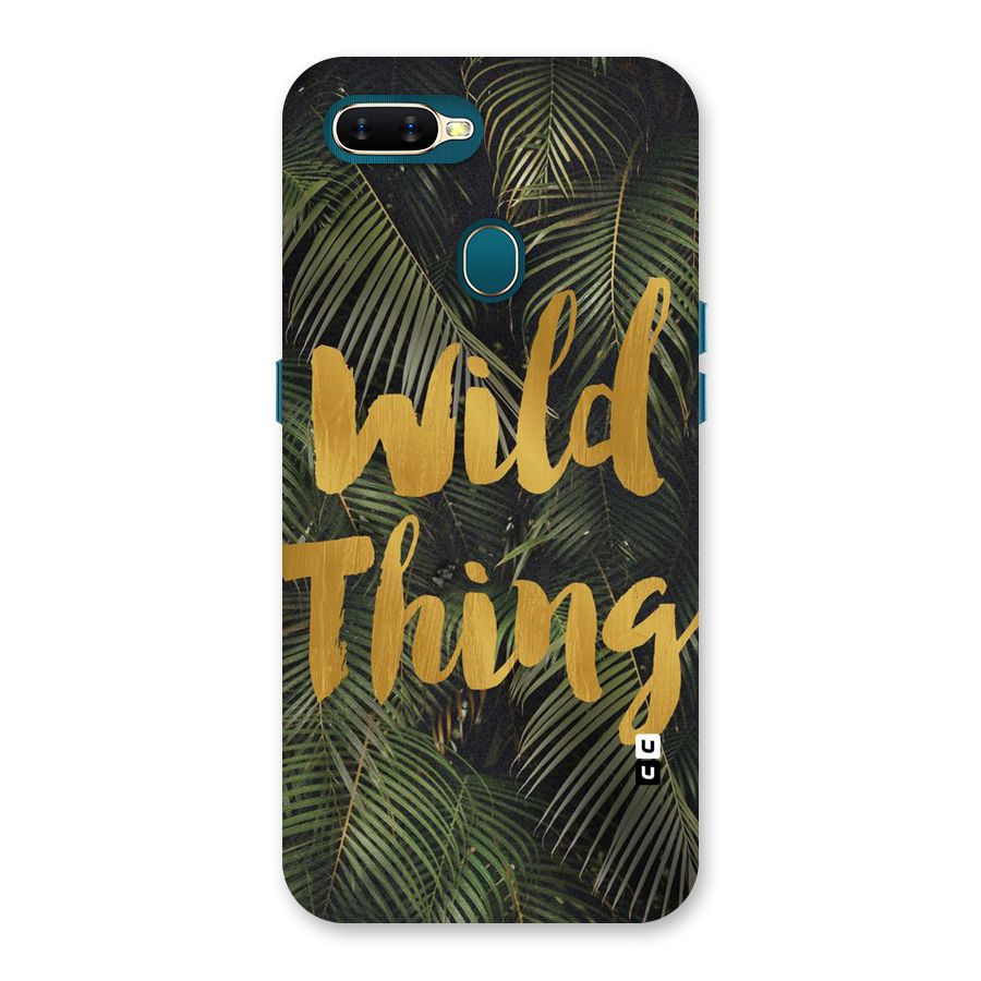 Wild Leaf Thing Back Case for Oppo A11k