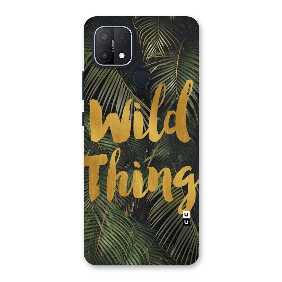 Wild Leaf Thing Back Case for Oppo A15