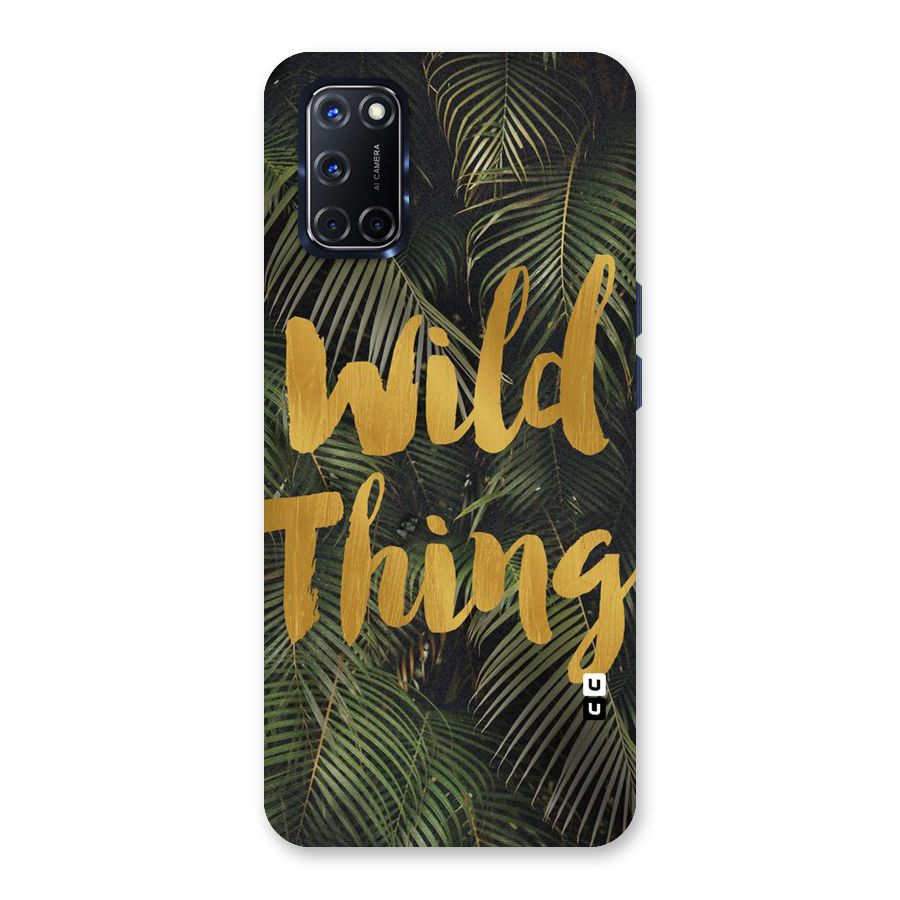 Wild Leaf Thing Back Case for Oppo A52