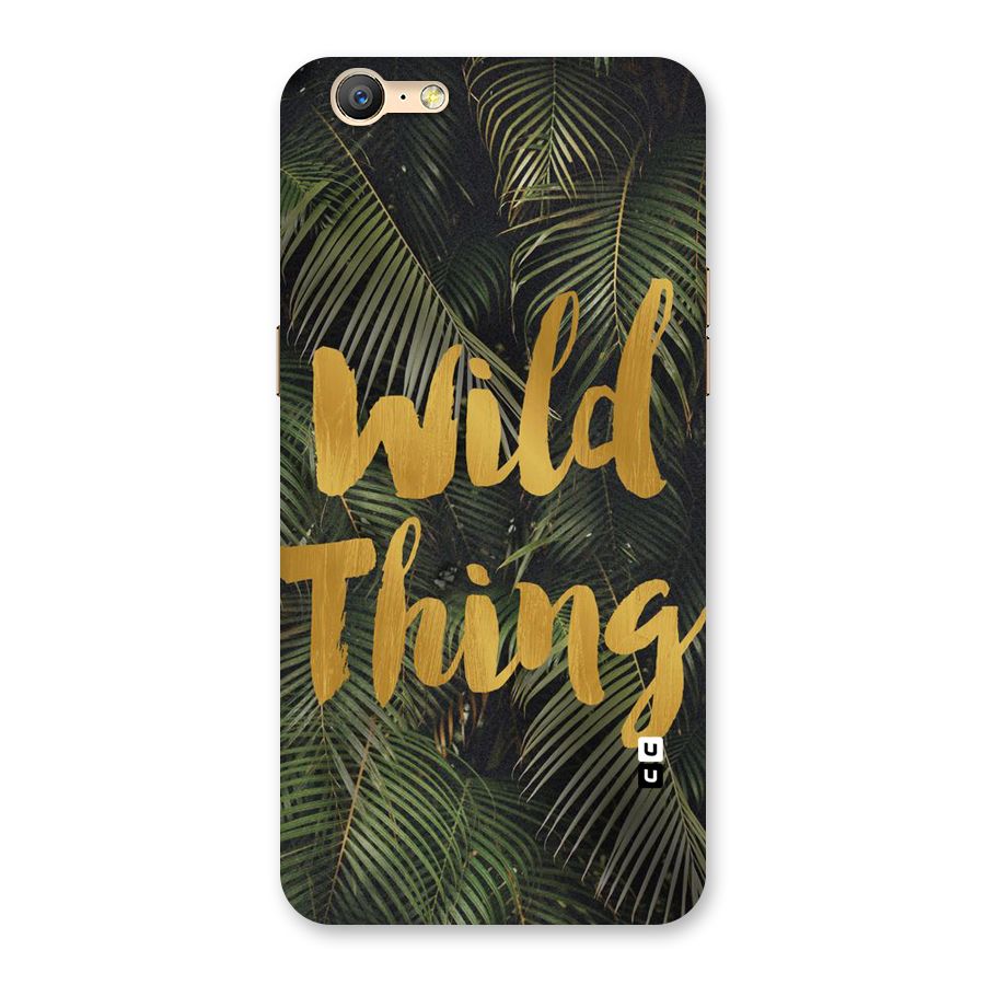 Wild Leaf Thing Back Case for Oppo A57