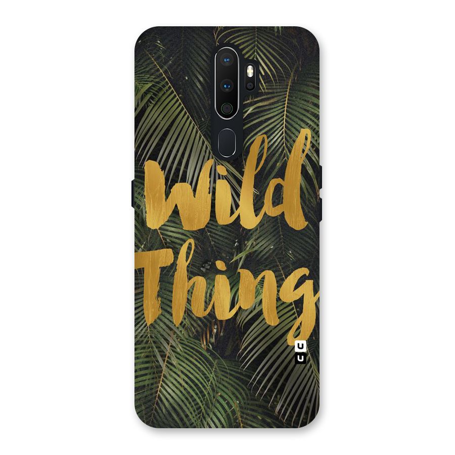 Wild Leaf Thing Back Case for Oppo A5 (2020)