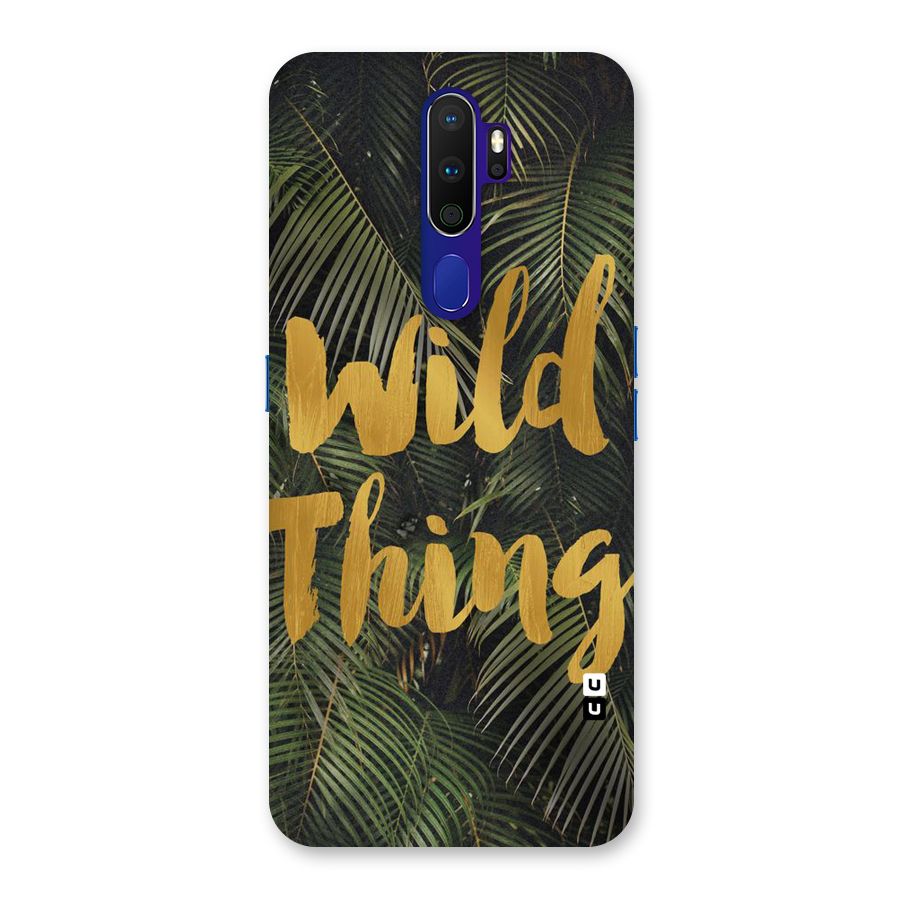 Wild Leaf Thing Back Case for Oppo A9 (2020)