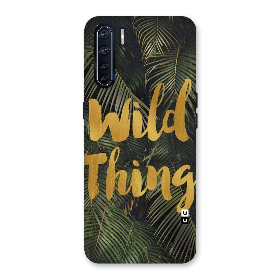 Wild Leaf Thing Back Case for Oppo F15