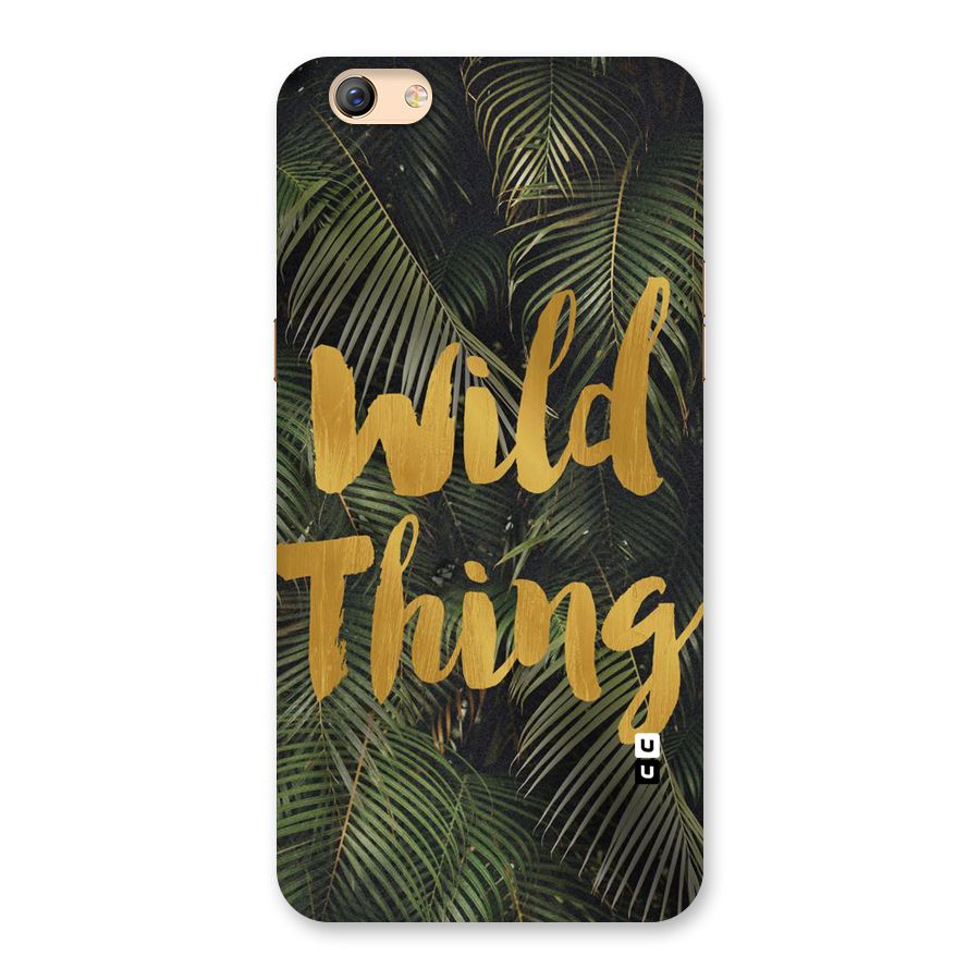 Wild Leaf Thing Back Case for Oppo F3 Plus
