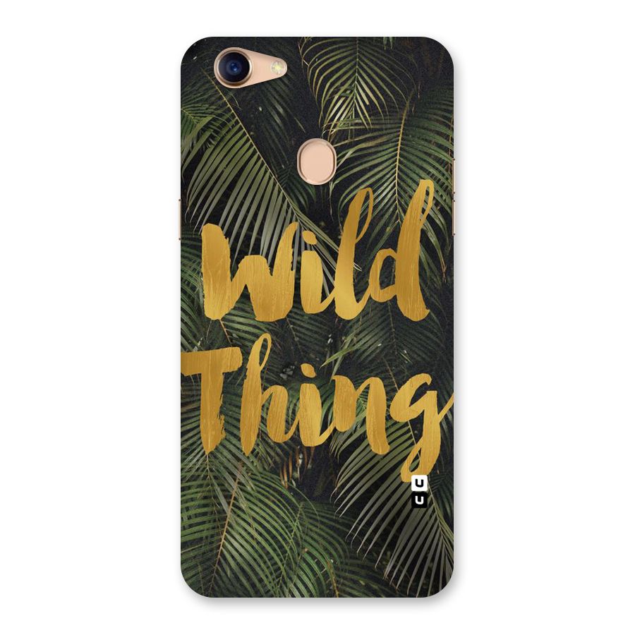 Wild Leaf Thing Back Case for Oppo F5