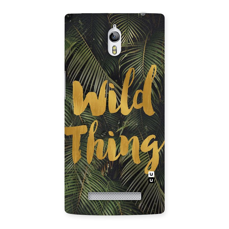 Wild Leaf Thing Back Case for Oppo Find 7