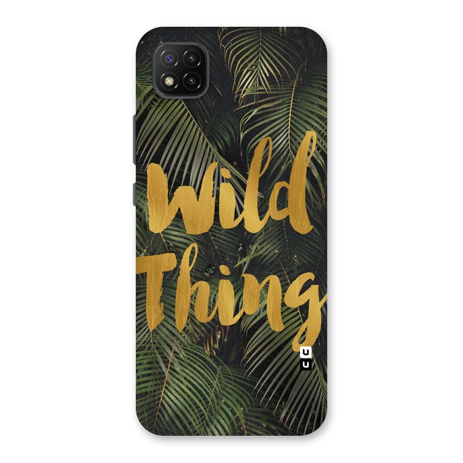 Wild Leaf Thing Back Case for Poco C3