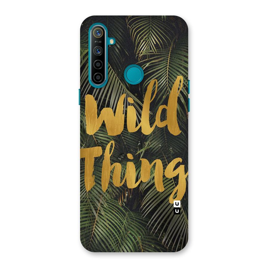 Wild Leaf Thing Back Case for Realme 5i