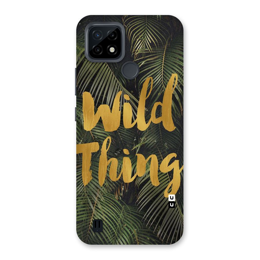 Wild Leaf Thing Back Case for Realme C21