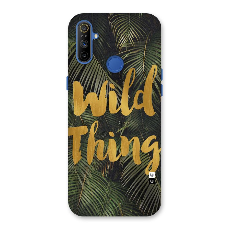 Wild Leaf Thing Back Case for Realme Narzo 10A