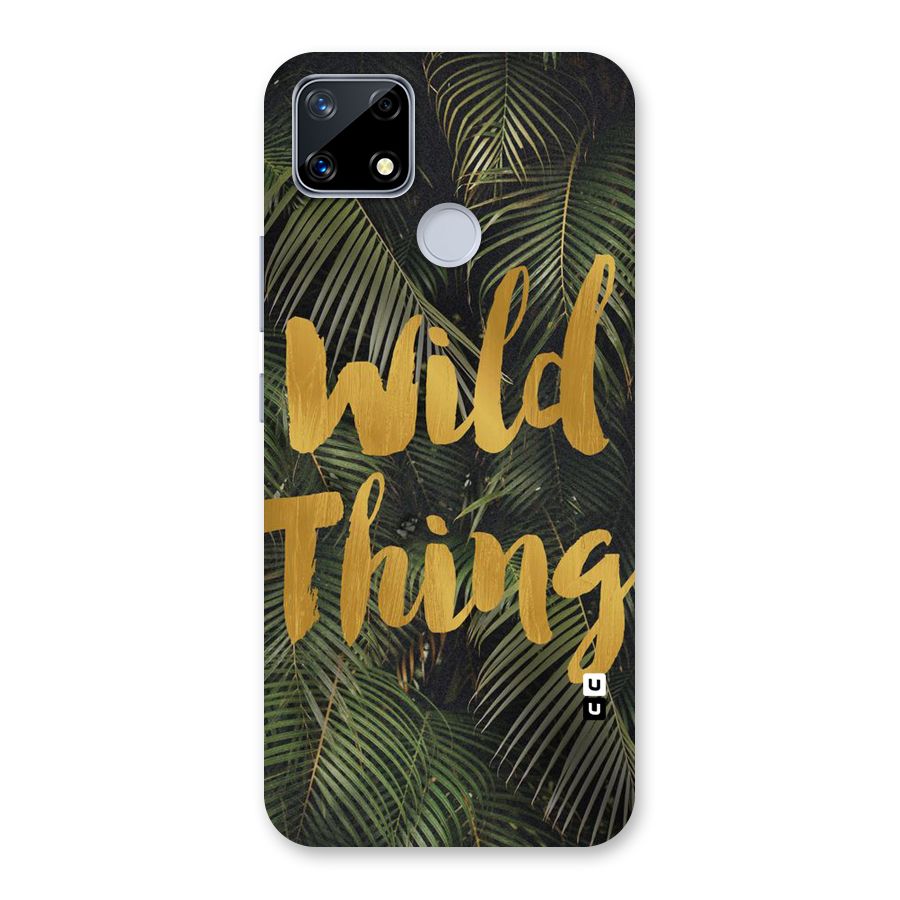 Wild Leaf Thing Back Case for Realme Narzo 20
