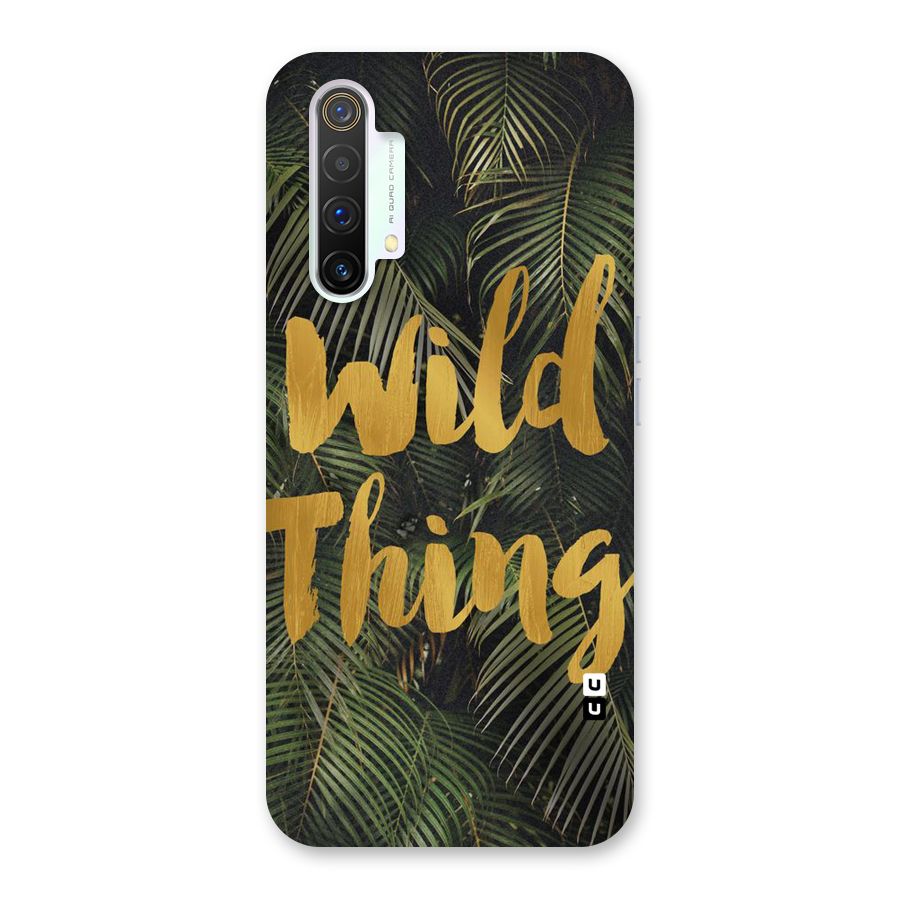 Wild Leaf Thing Back Case for Realme X3