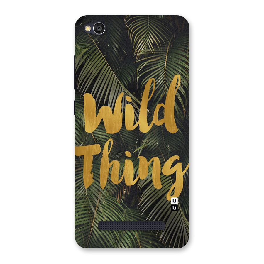 Wild Leaf Thing Back Case for Redmi 4A