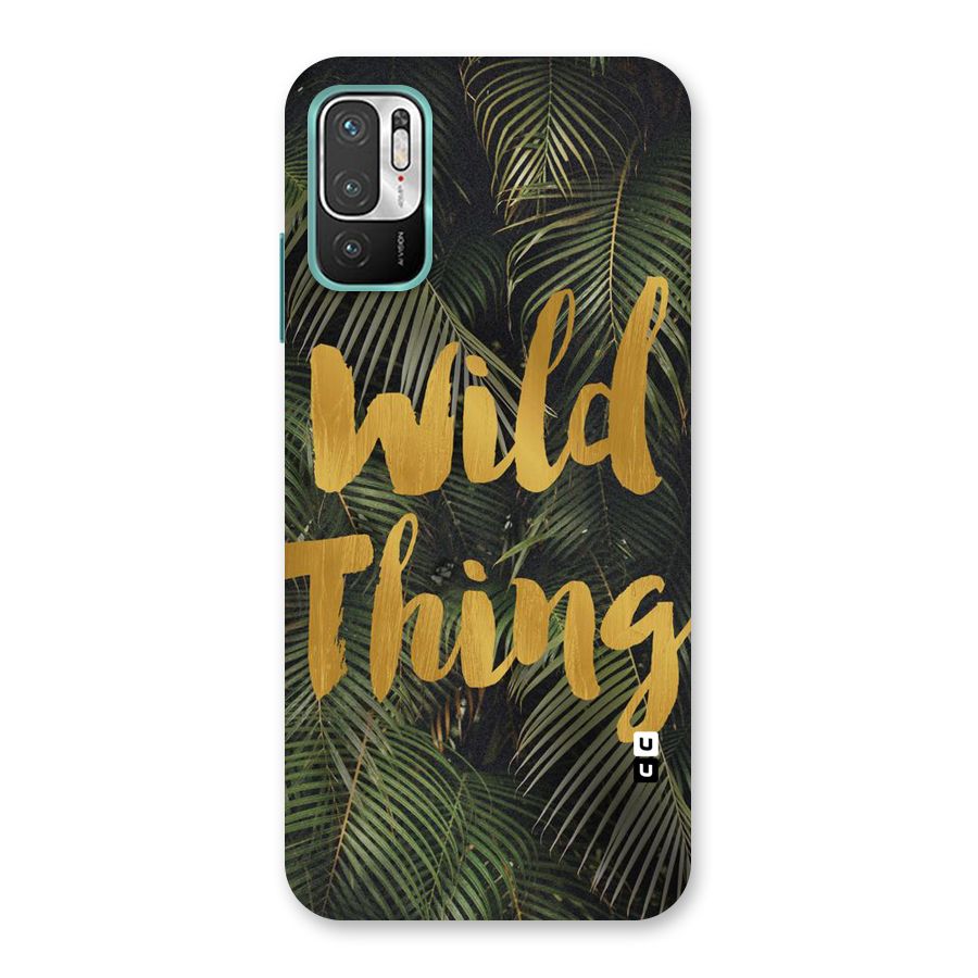 Wild Leaf Thing Back Case for Redmi Note 10T 5G