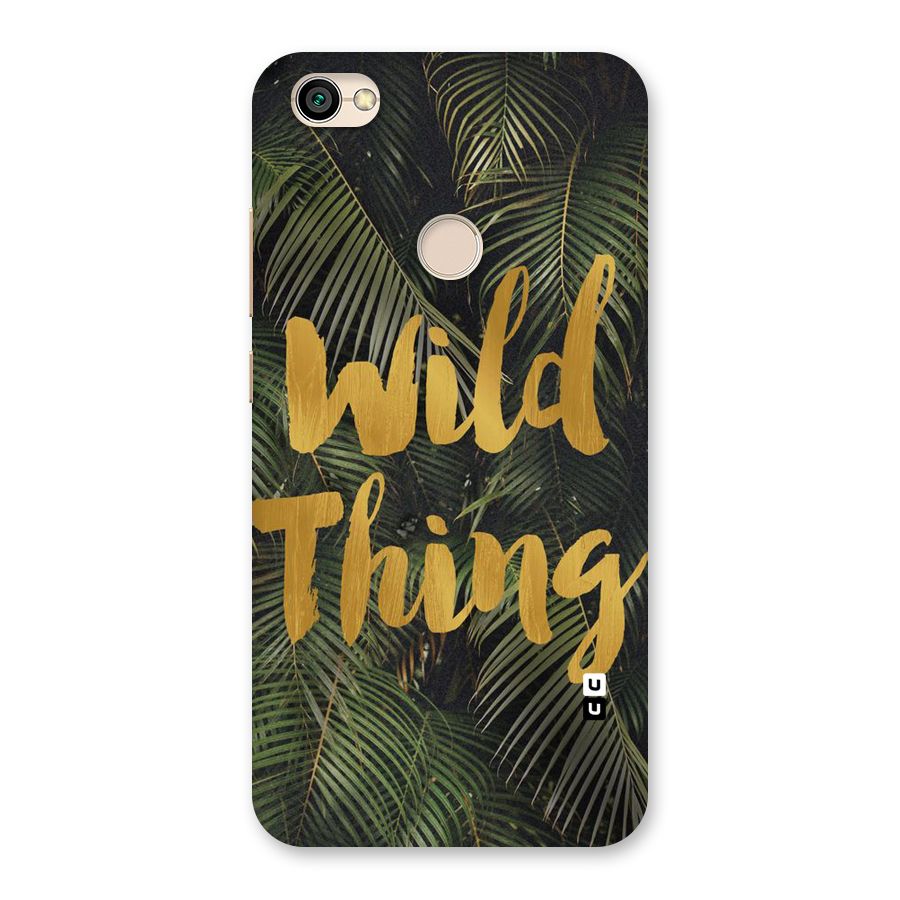 Wild Leaf Thing Back Case for Redmi Y1 2017