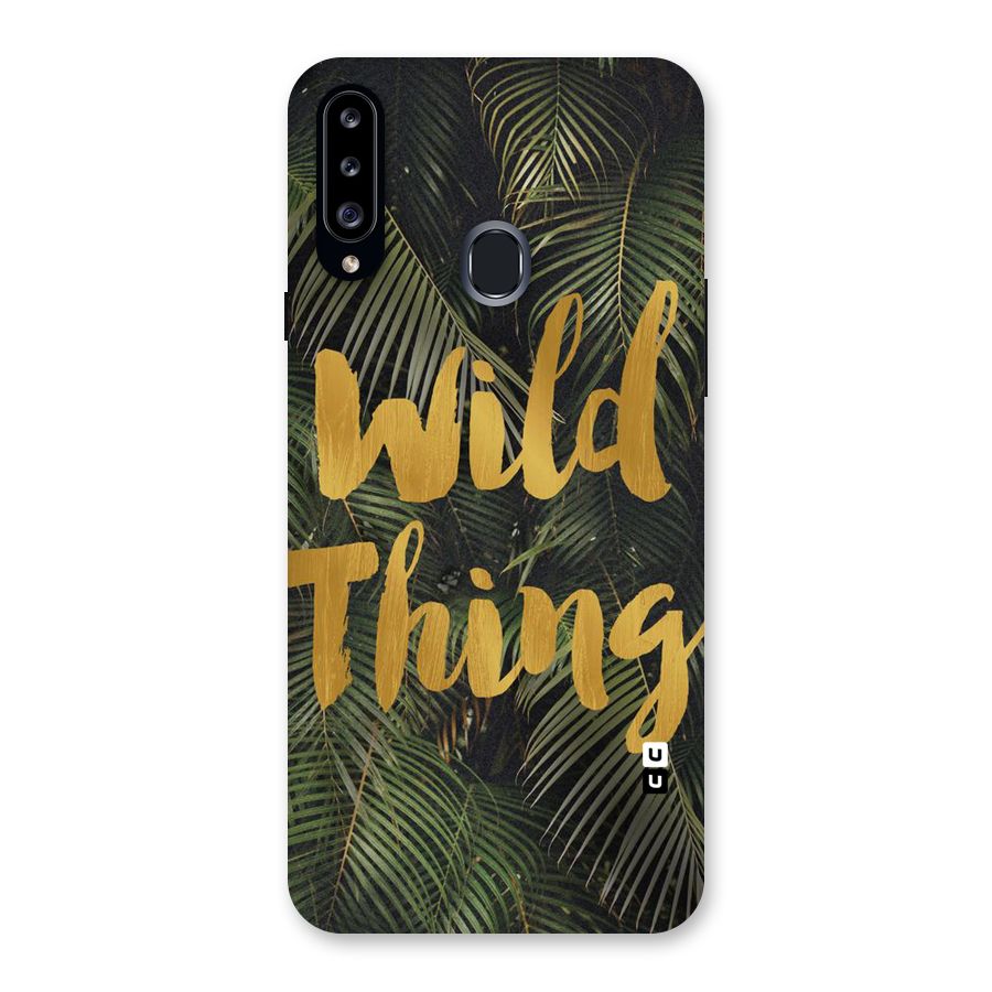Wild Leaf Thing Back Case for Samsung Galaxy A20s
