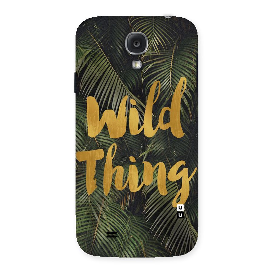 Wild Leaf Thing Back Case for Samsung Galaxy S4