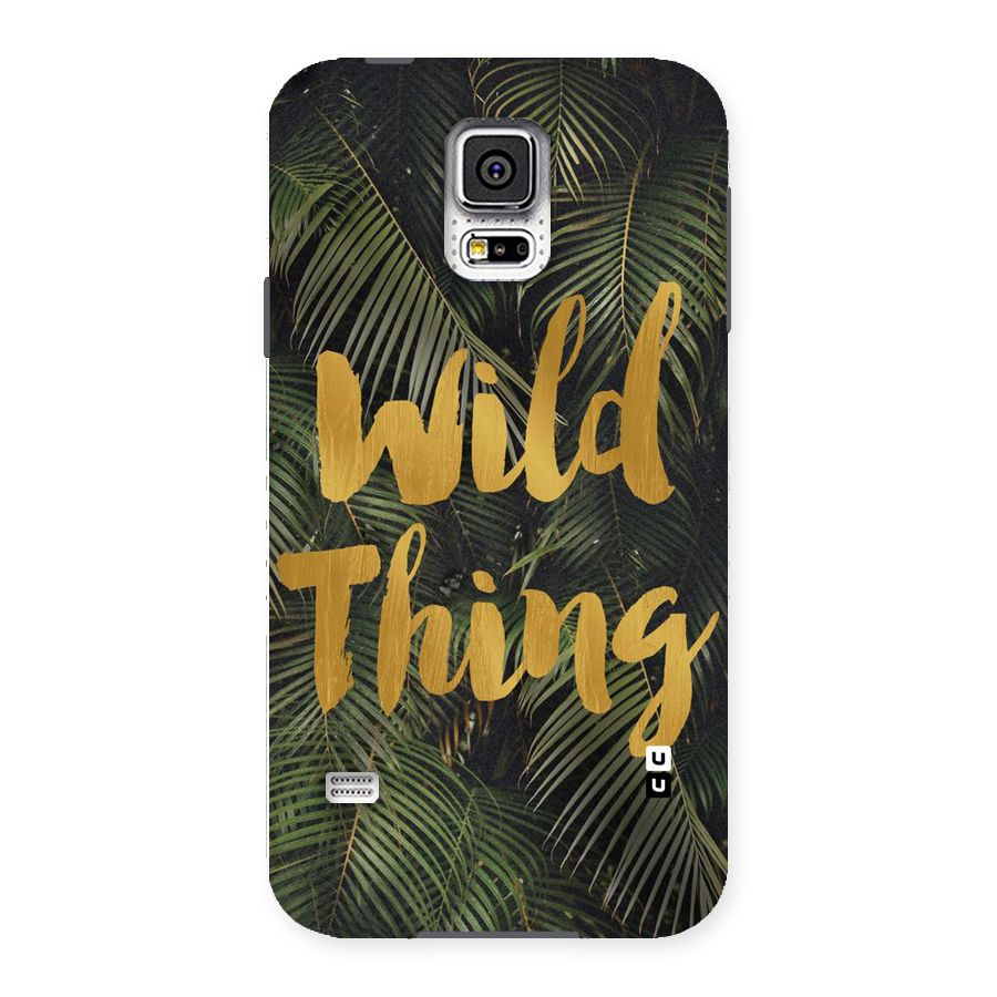 Wild Leaf Thing Back Case for Samsung Galaxy S5