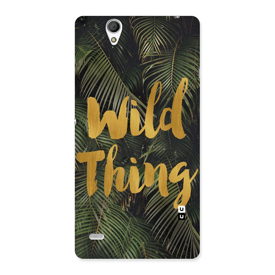 Wild Leaf Thing Back Case for Sony Xperia C4