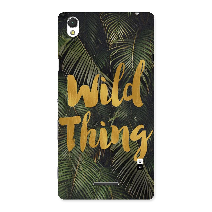 Wild Leaf Thing Back Case for Sony Xperia T3