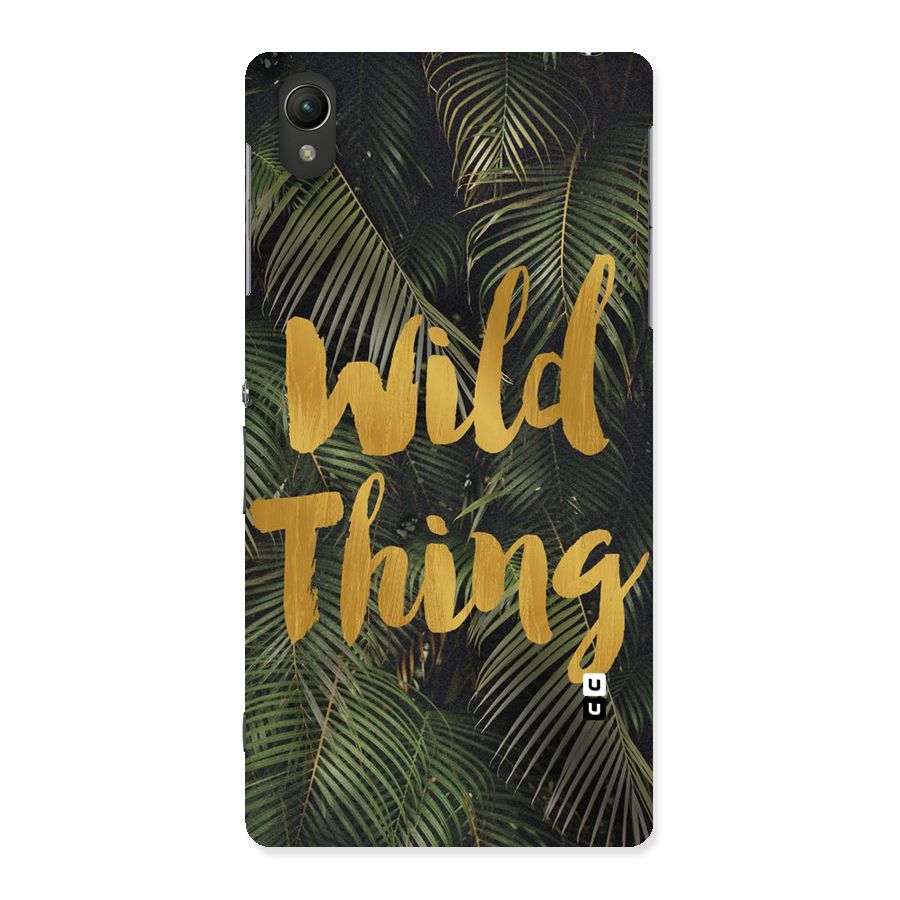 Wild Leaf Thing Back Case for Sony Xperia Z2