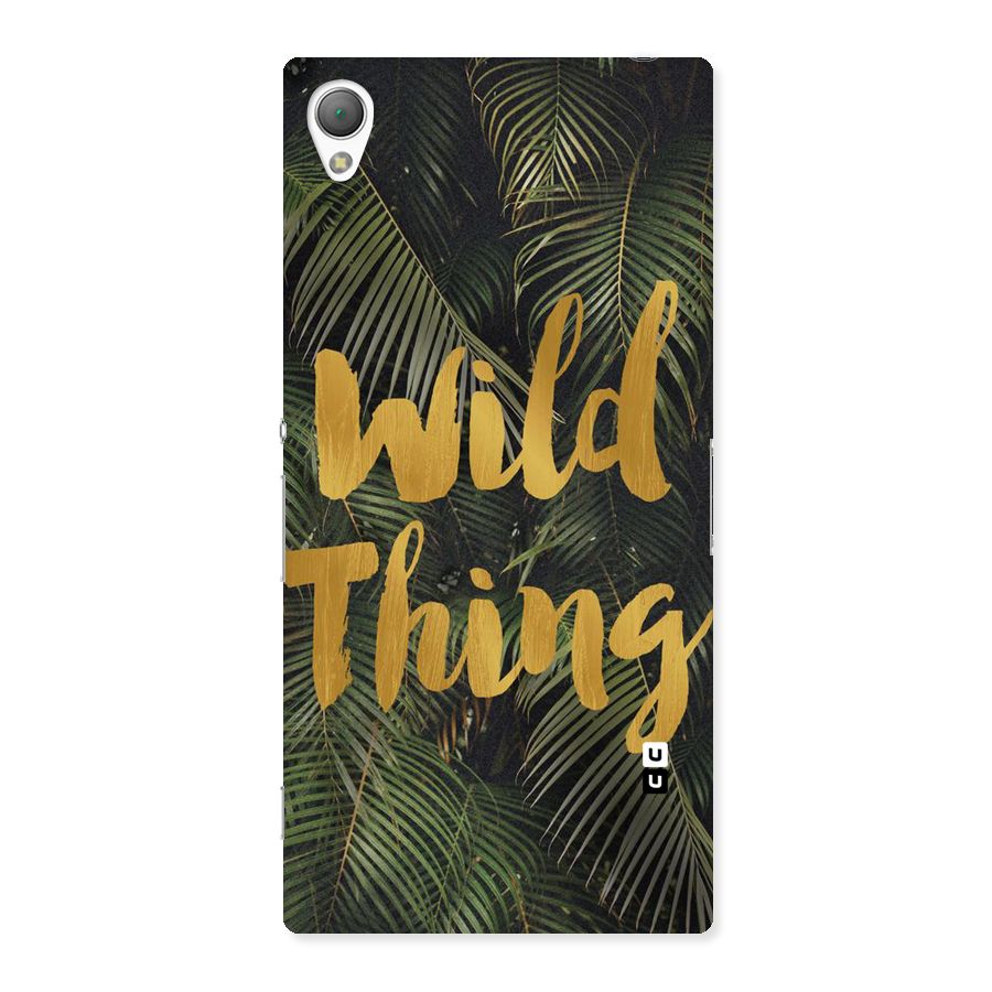 Wild Leaf Thing Back Case for Sony Xperia Z3
