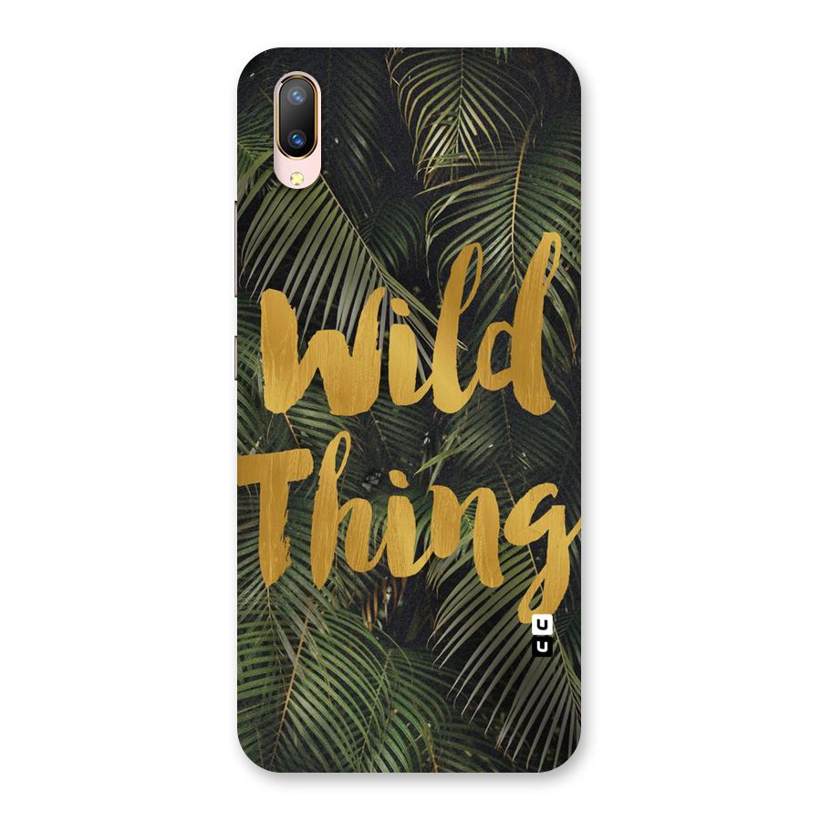 Wild Leaf Thing Back Case for Vivo V11 Pro