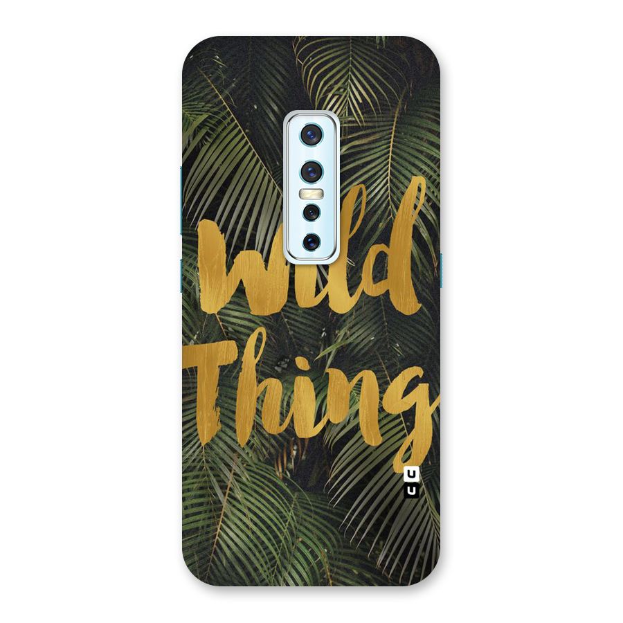 Wild Leaf Thing Back Case for Vivo V17 Pro