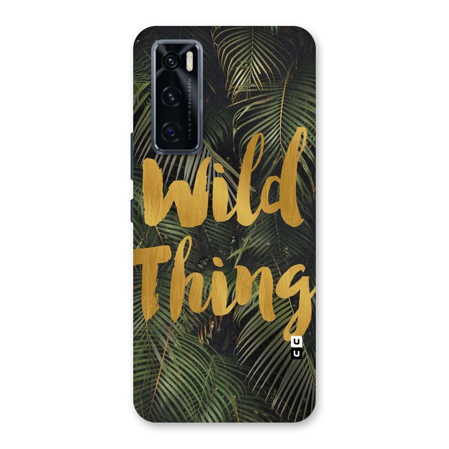 Wild Leaf Thing Back Case for Vivo V20 SE