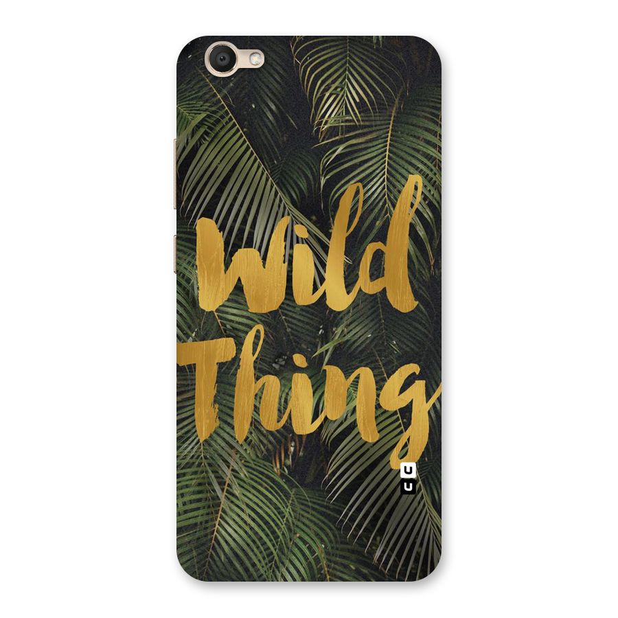 Wild Leaf Thing Back Case for Vivo V5s