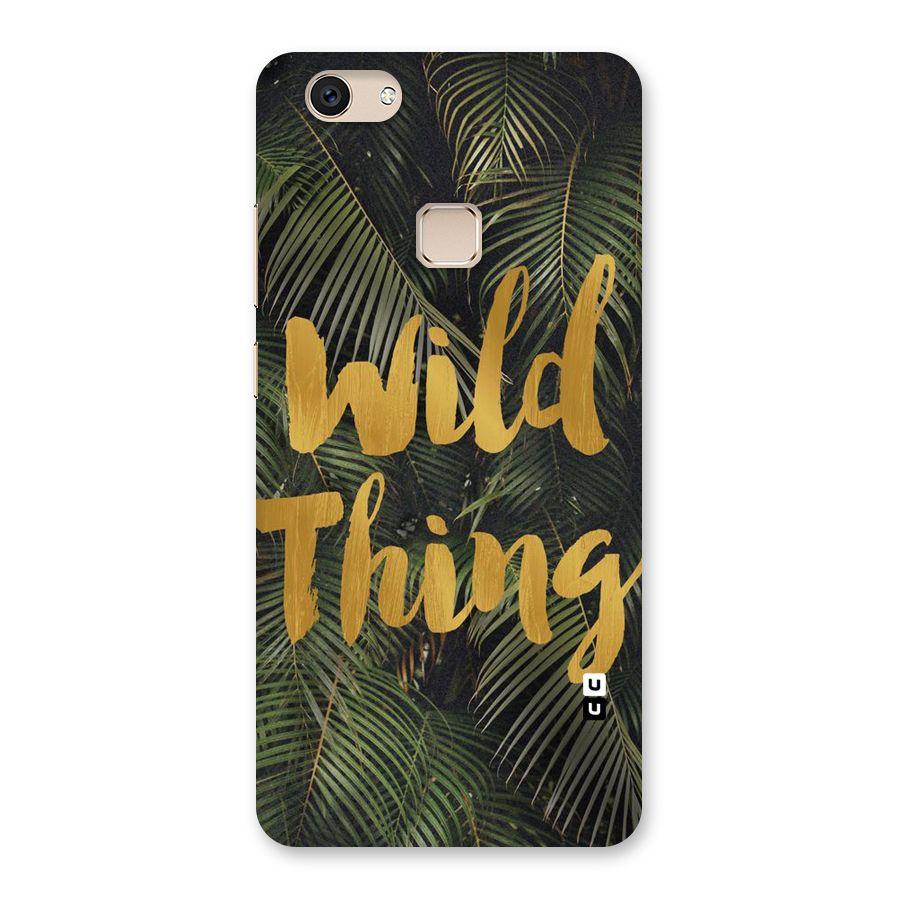 Wild Leaf Thing Back Case for Vivo V7