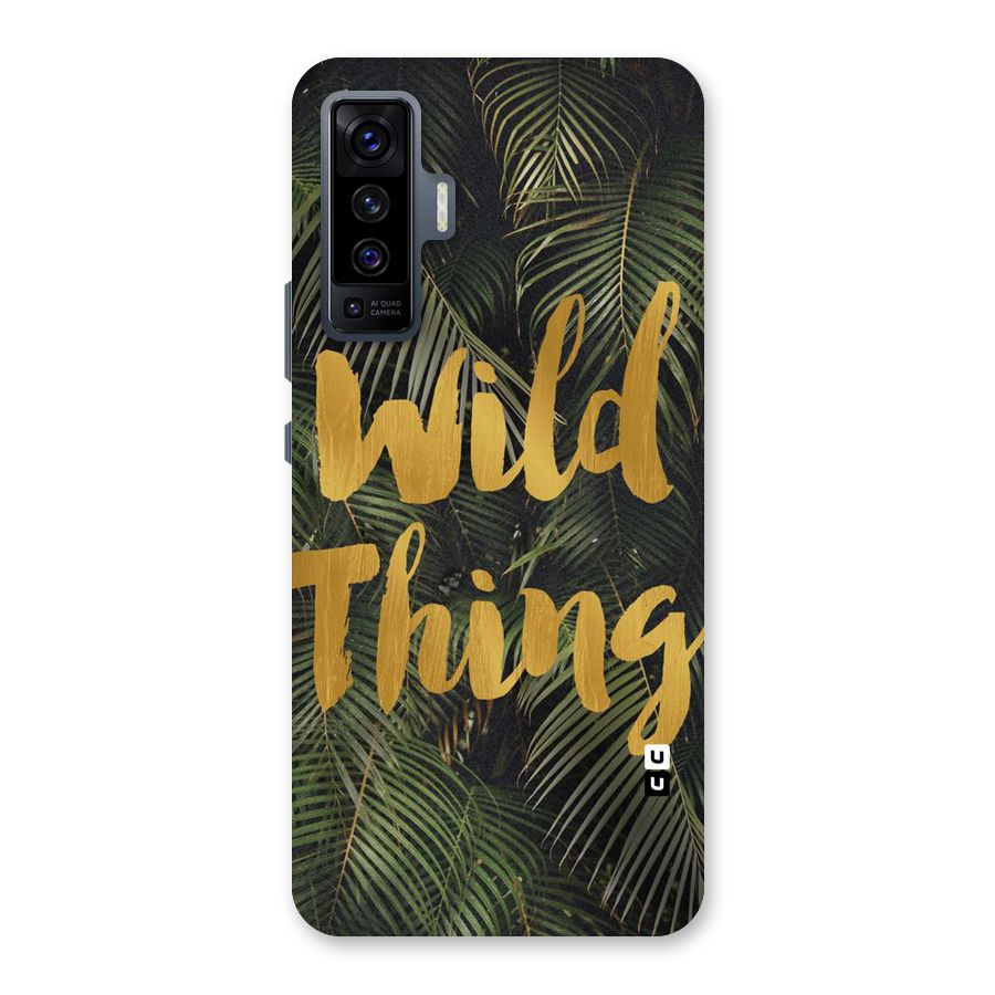 Wild Leaf Thing Back Case for Vivo X50