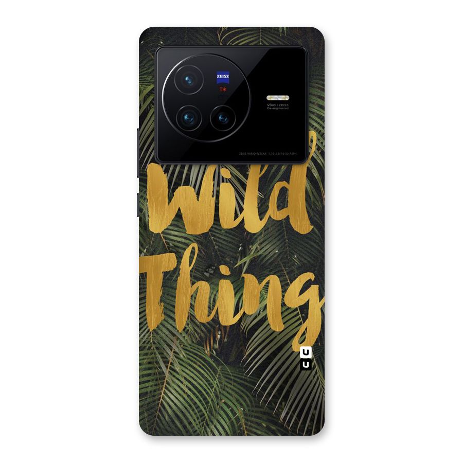 Wild Leaf Thing Back Case for Vivo X80