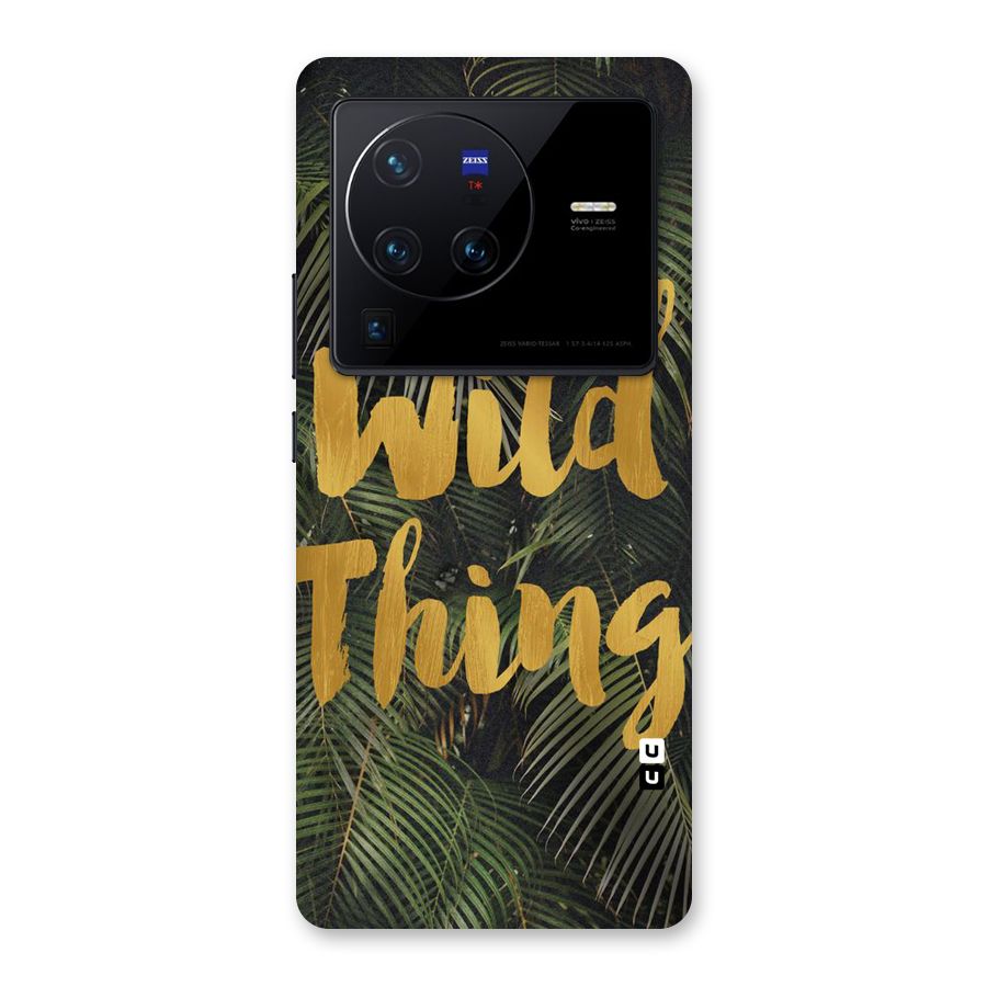 Wild Leaf Thing Back Case for Vivo X80 Pro